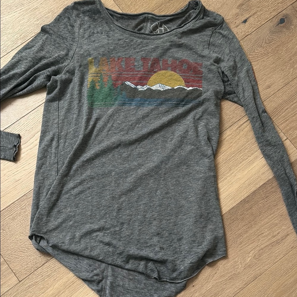 Chaser long sleeve T-Shirt Lake Tahoe Size S